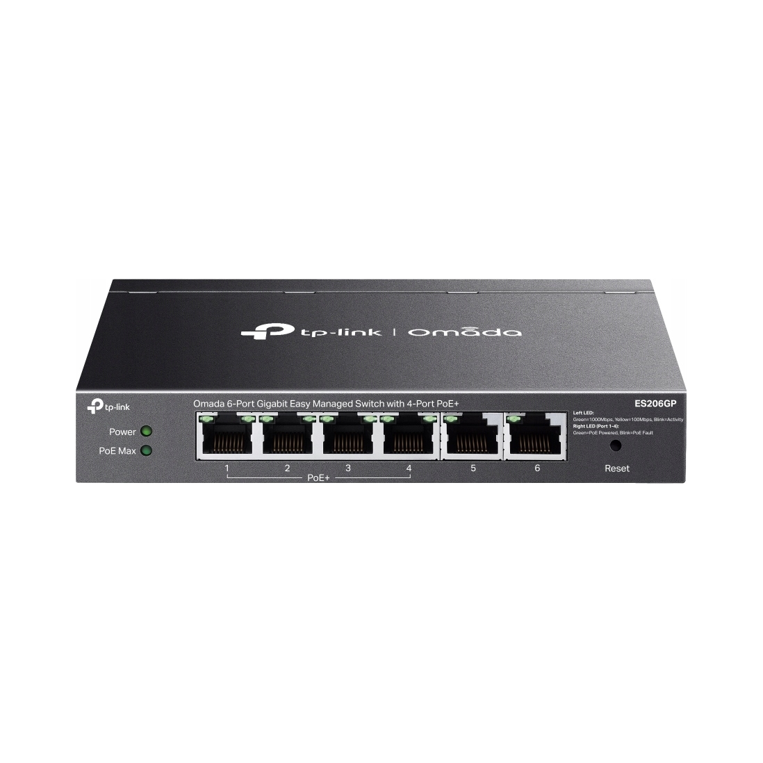 TP-Link Switch ES206GP Omada 6 x 1Gbit 4 x PoE+