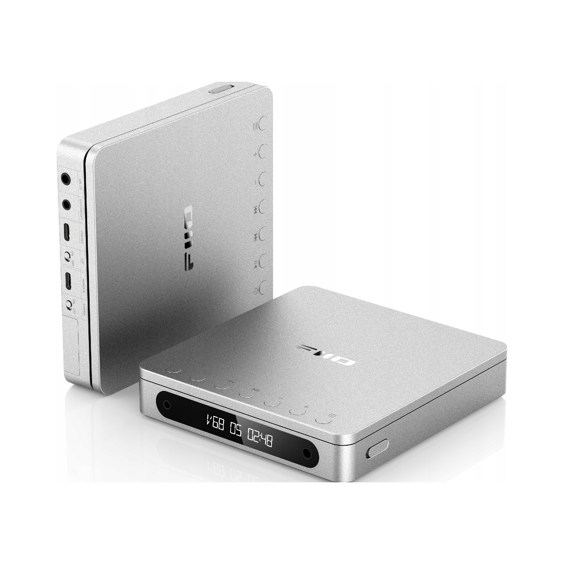 Odtwarzacz CD FiiO DM13BT z Bluetooth, nagrywaniem Usb, srebrny