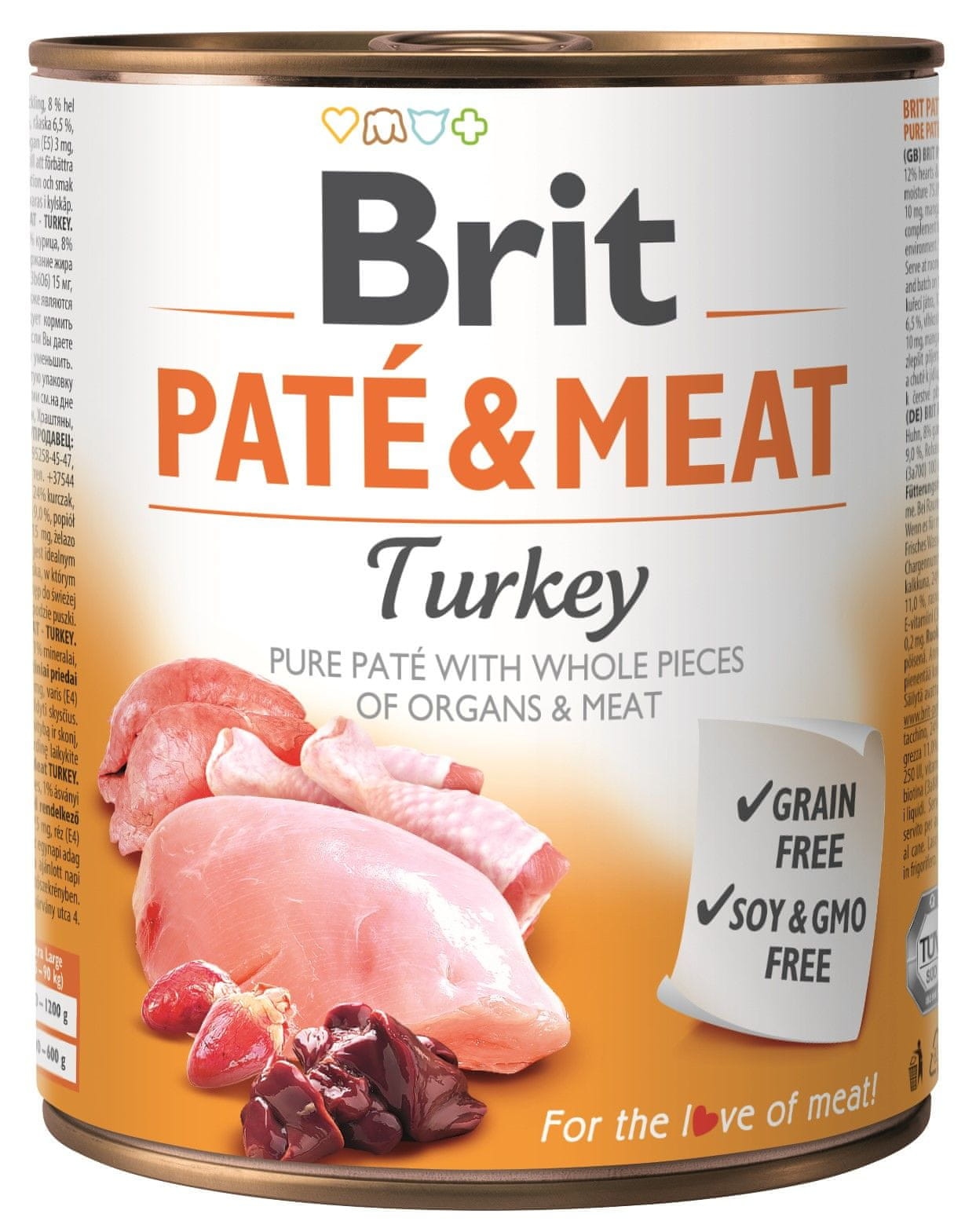 Levně Brit Paté &amp; Meat Turkey 6x800g
