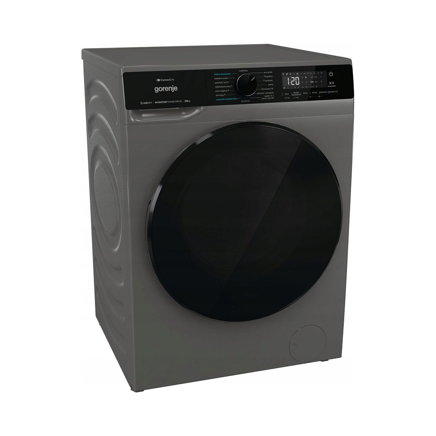 Pralko-suszarka Gorenje WD2PA964ADT/PL 9/6kg 1400 obr/min SteamTech Grafit