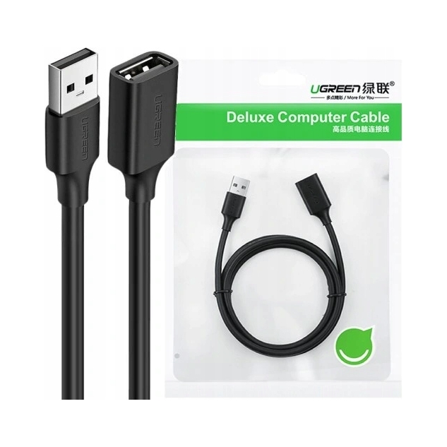 Kabel Ugreen US103 Usb- A- Usb- A 0. 5m (czarny) Ugreen