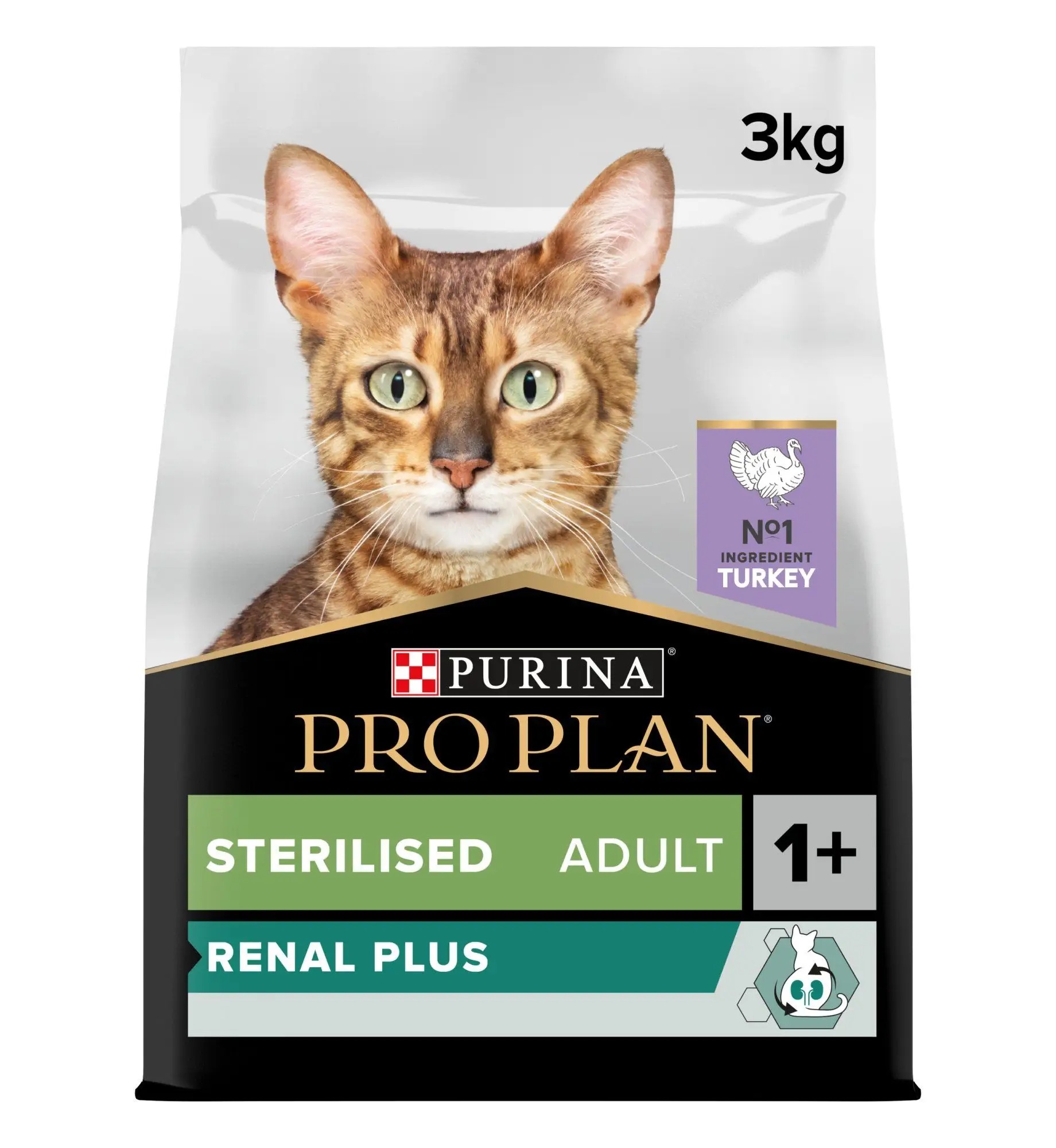 Levně Purina Pro Plan Cat Sterilised krůta 3 kg