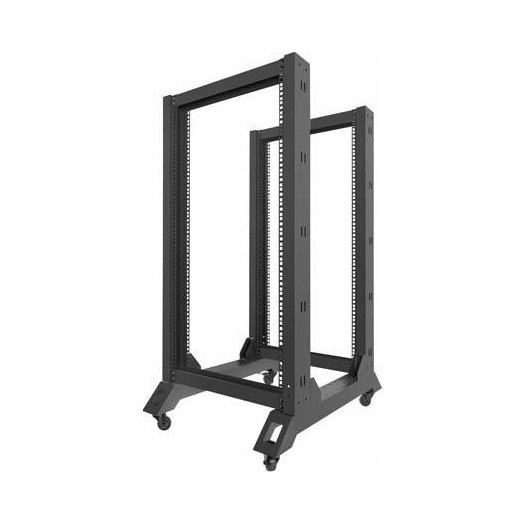 Lanberg Otvorený Rack 22U 600X800 Čierny V2 OR01-6822-B