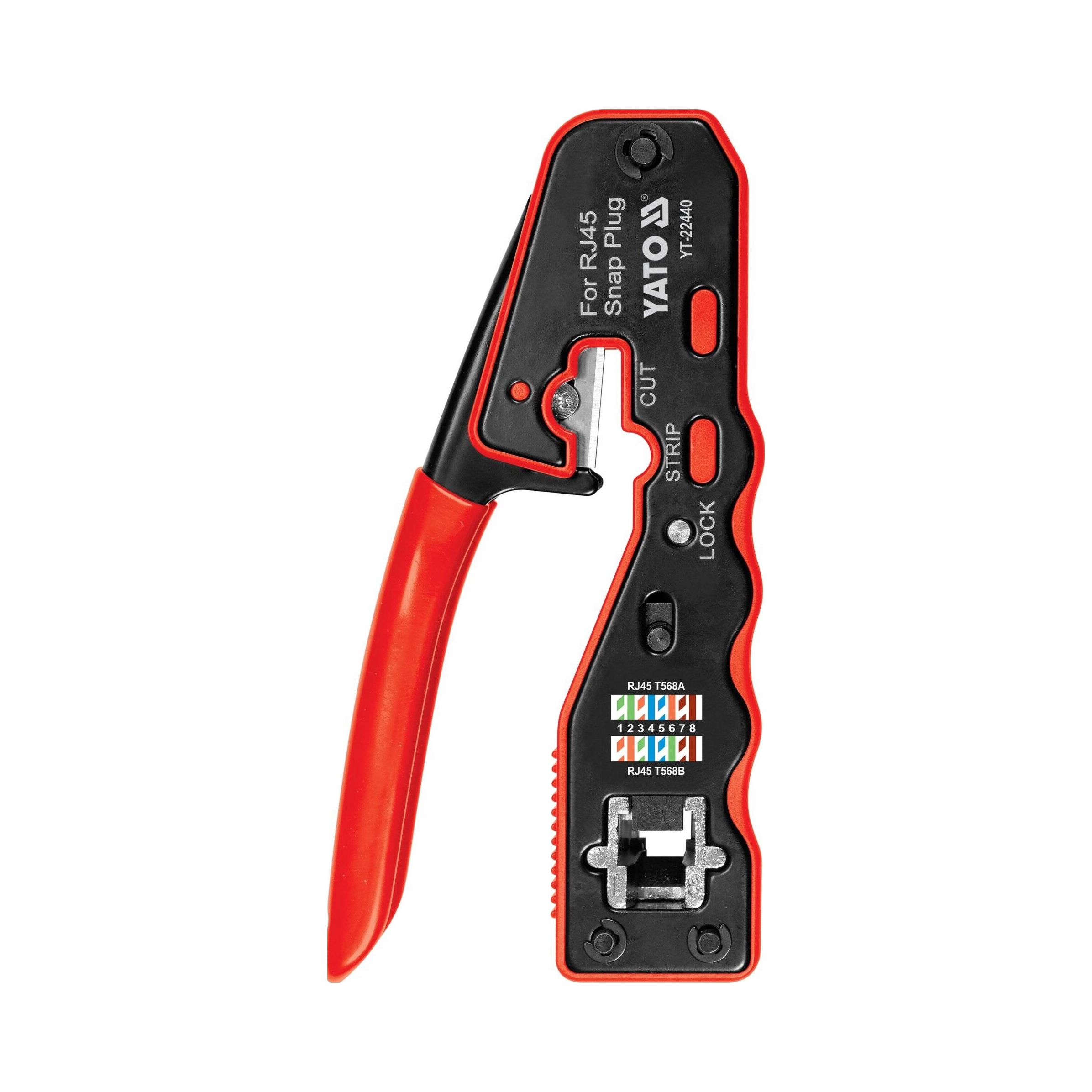 Yato YT-22440 Szczypce do zacisk RJ45 przelotowych