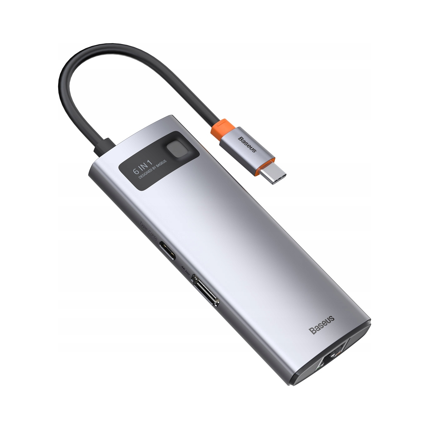Adapter Hub 6w1 Baseus Usb-c do 3x Usb Hdmi Pd RJ45