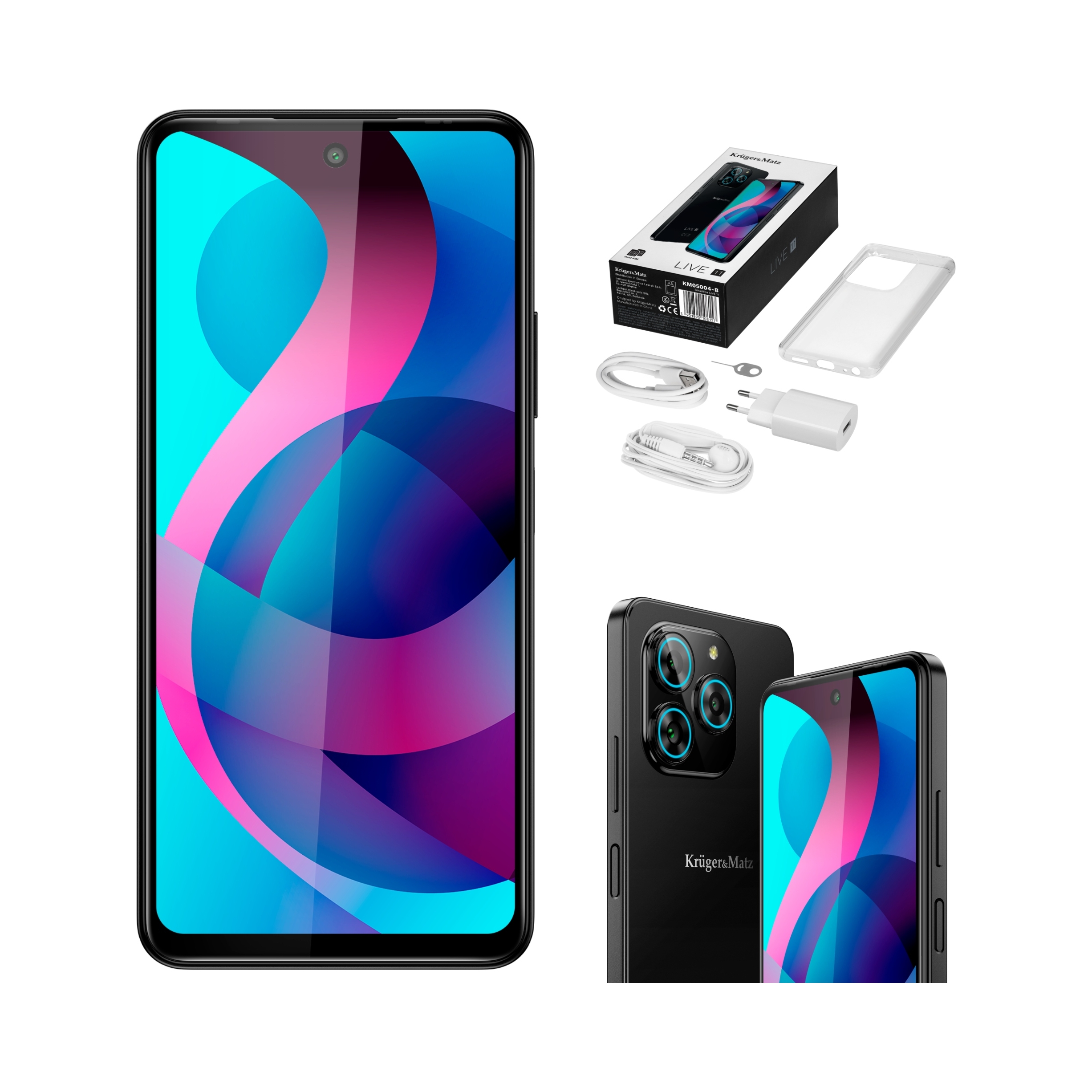 2× Smartfon Kruger&Matz LIVE 11 6,56
