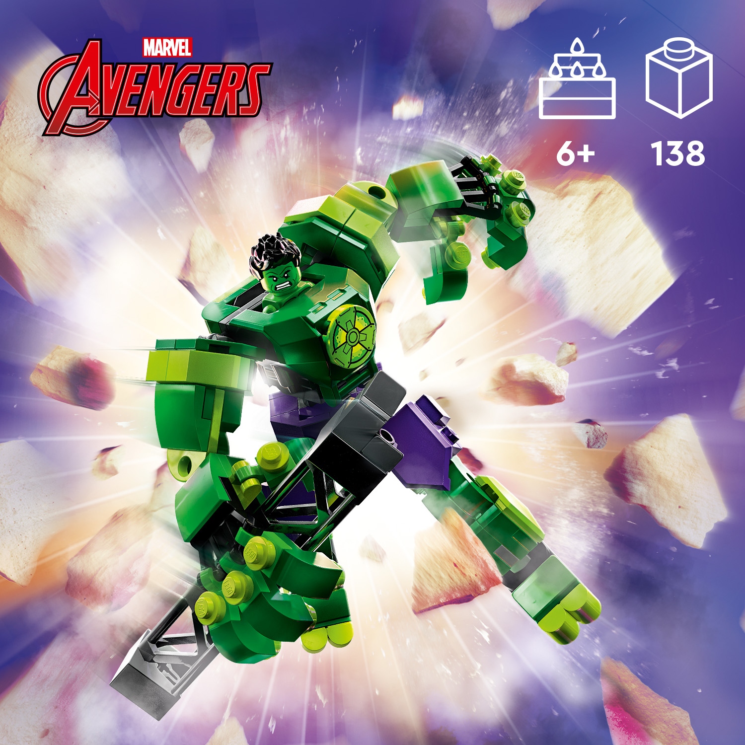 Lego 76241 Heroes Mechanické brnění Hulka