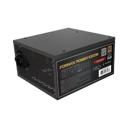 Počítačový zdroj Gembird Fornax Power 1000W 80 Plus Gold Atx, plne