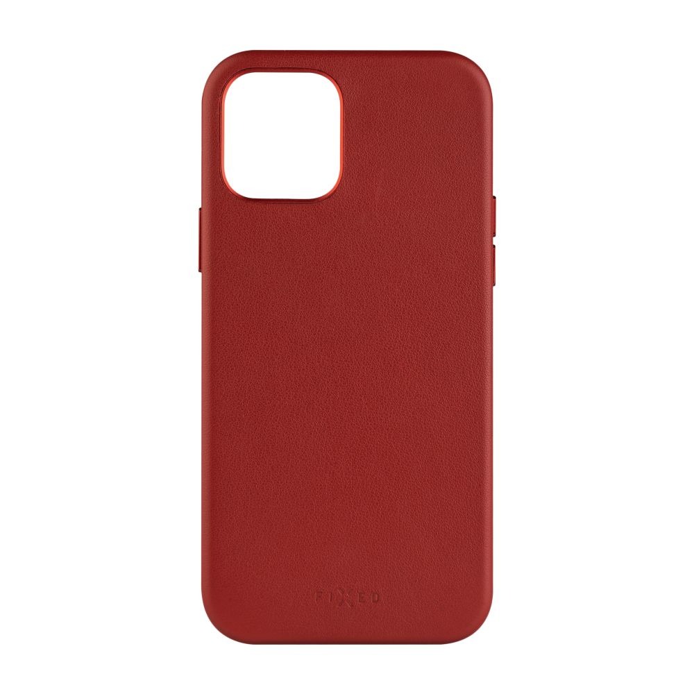 Zadní kryt MagLeather s podporou MagSafe Apple iPhone 12/12 Pro, červený
