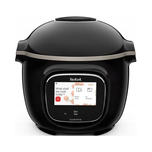 Multikuchyňa Tefal Cook4me Touch CY912 tlakový hrniec 6 l Wi-fi 13 funkcií čierna