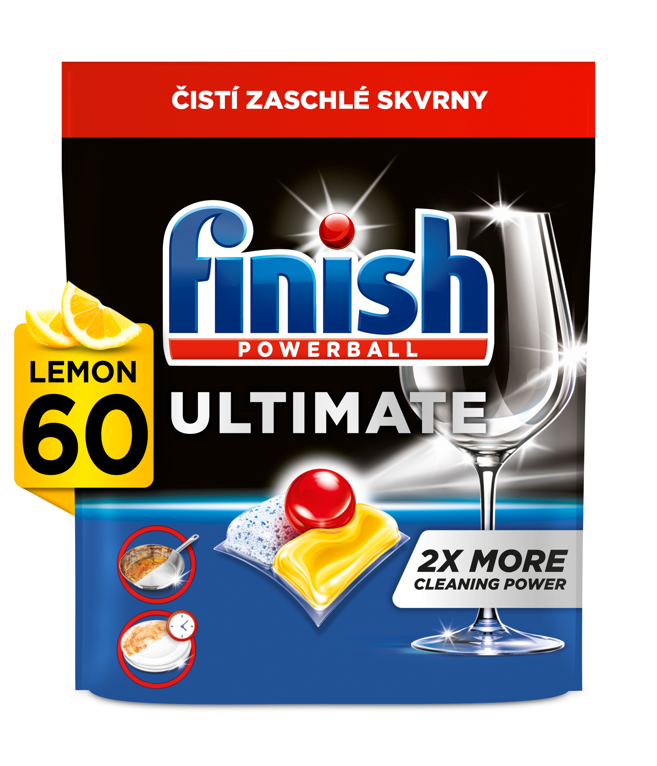 Finish Quantum Ultimate – Čisticí tablety do myčky nádobí, citronové –...