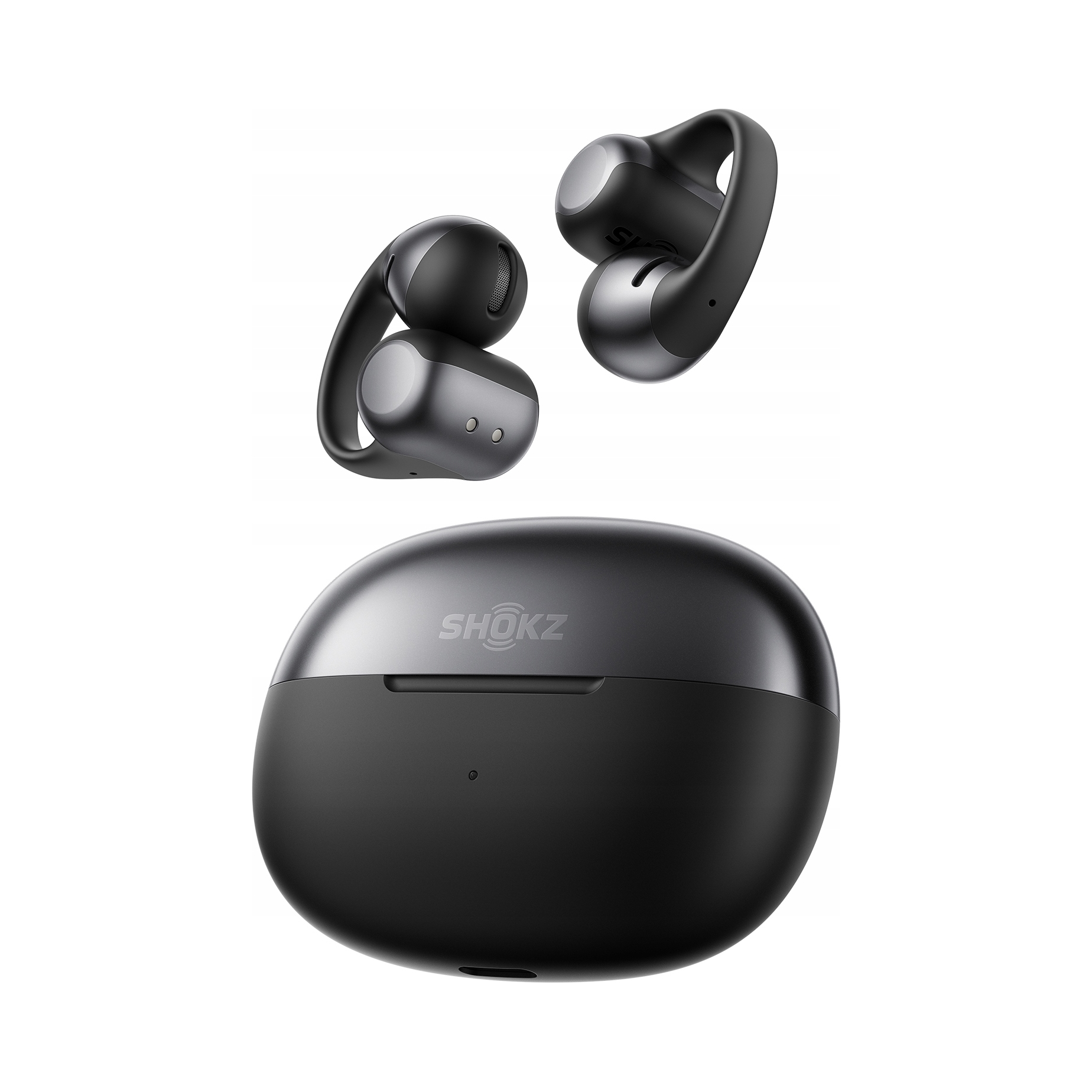 Shokz OpenDots One Konstrukcja klipsa Douszne Bluetooth 5.4 Czarny