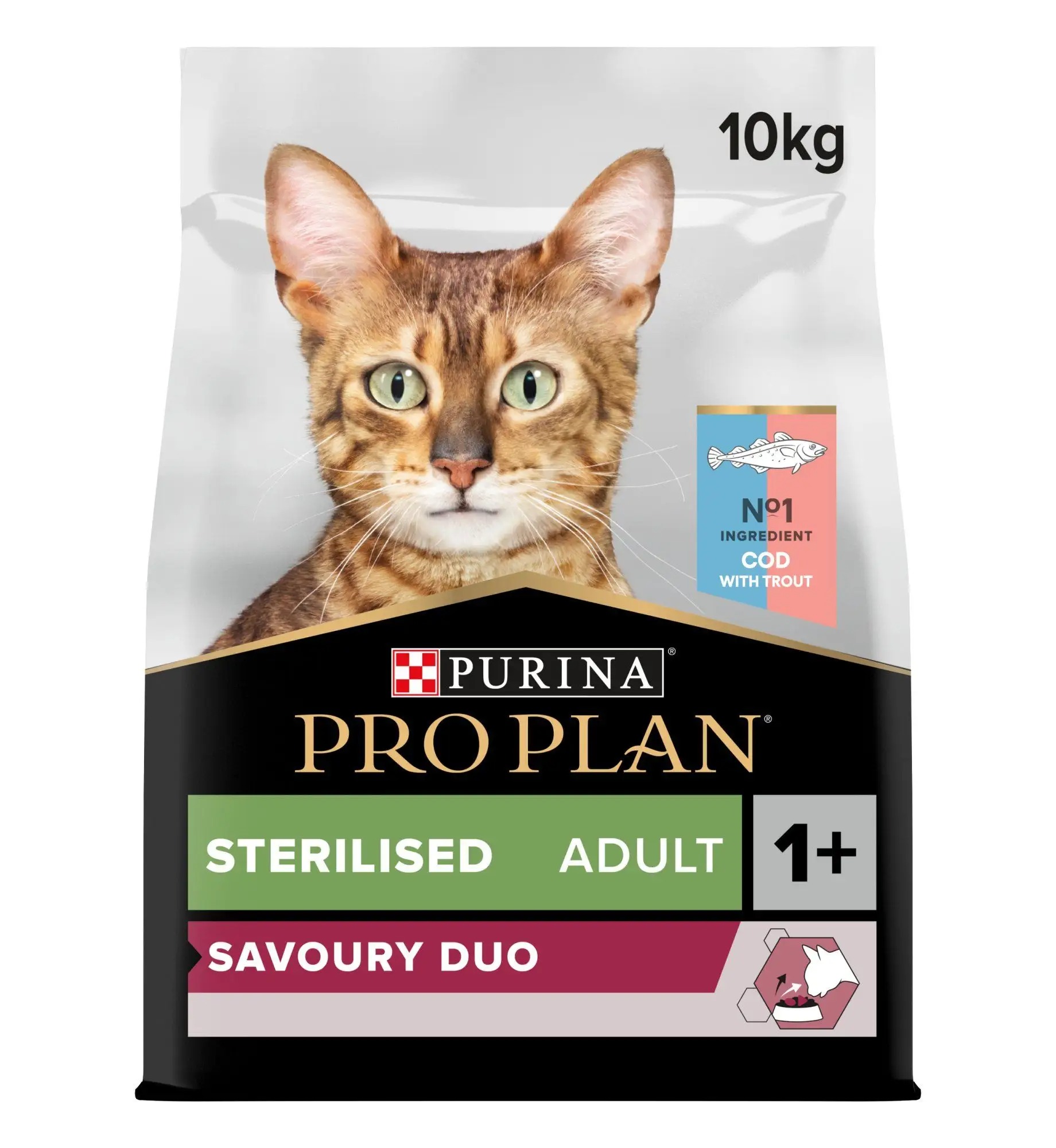 Purina Pro Plan Cat Sterilised Losos a Pstruh 10kg