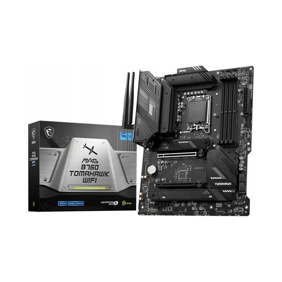 Základná doska Msi Mag B760 Tomahawk Wi-fi 6E Atx LGA1700 DDR5 PCIe 5.0