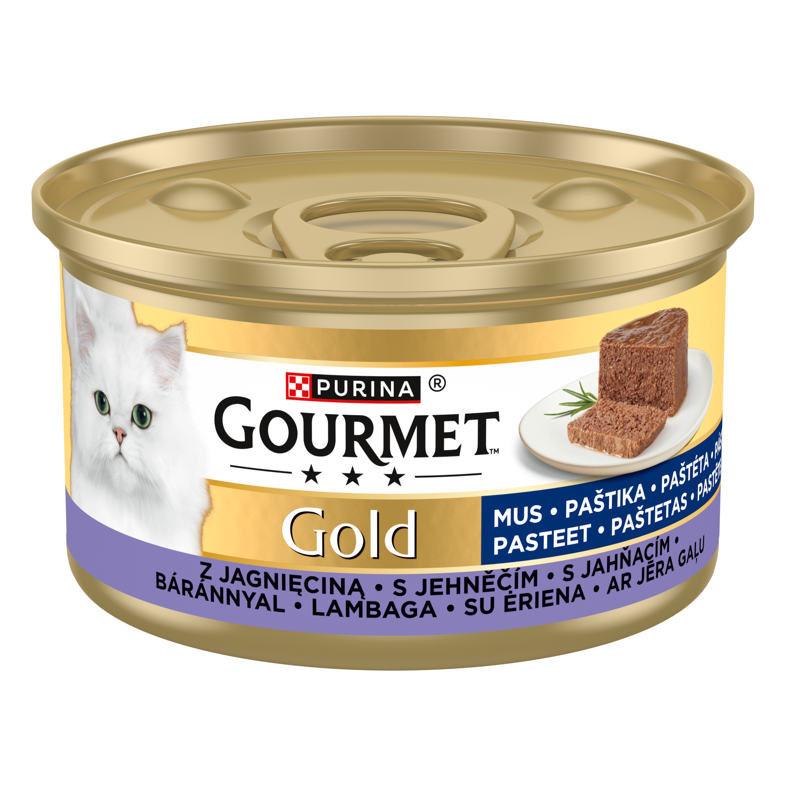 Levně 13X Purina Gourmet Gold Pěna s jehněčím masem 85 g