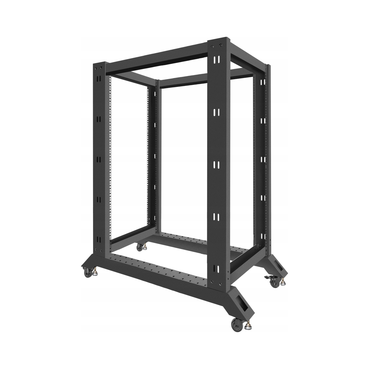 Lanberg Otvorený Rack 22U 600X1000 Čierny OR01-6022-B