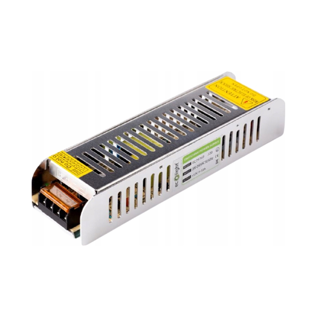 Transformator Led 12V 120W IP20 10A 188x46x35 Eco Light