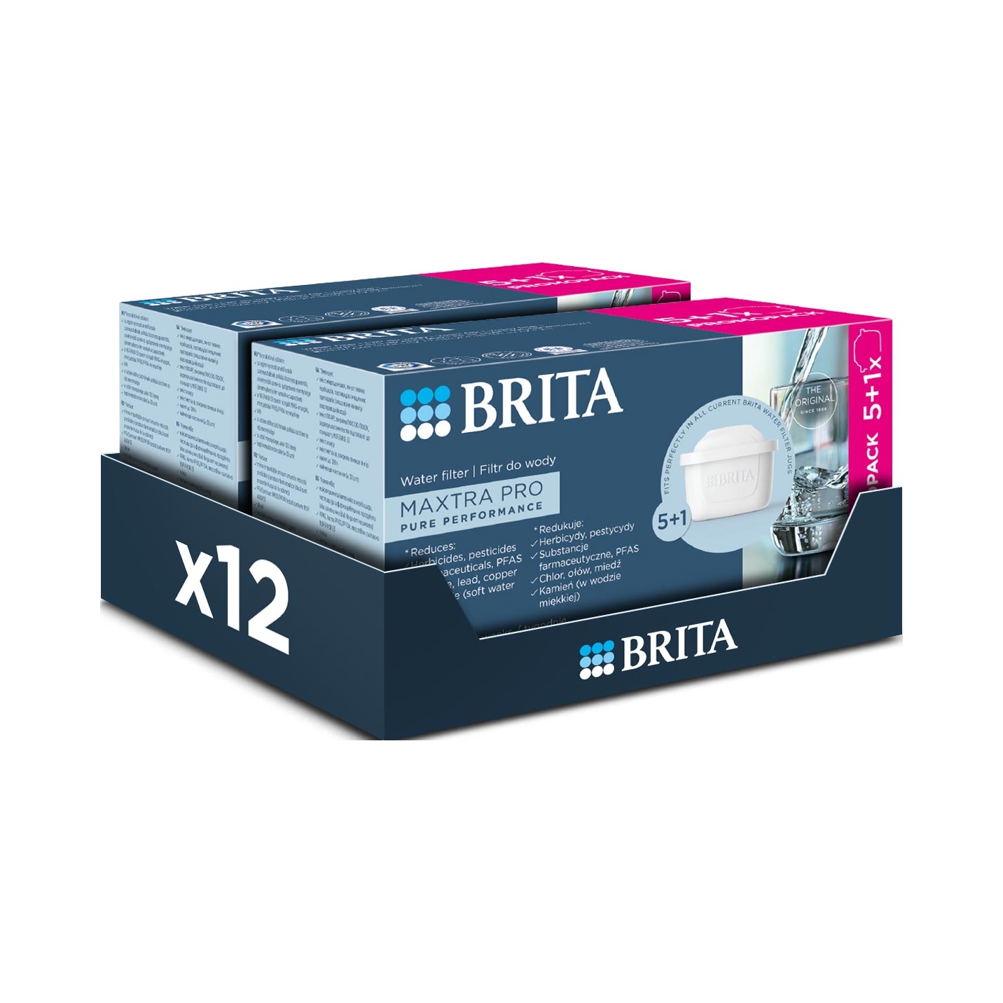 Wkład filtrujący do dzbanka Brita Maxtra Pro Pure Performance 12 szt.