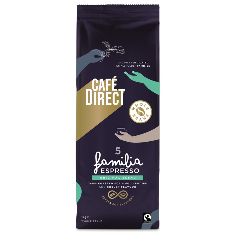 Espresso zrnková káva 1kg 60% Arabika, 40% Robusta