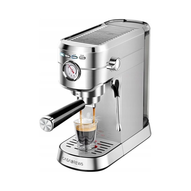 Tlakový a prepadový kávovar Casabrews CM5418 1350 W strieborný/sivý
