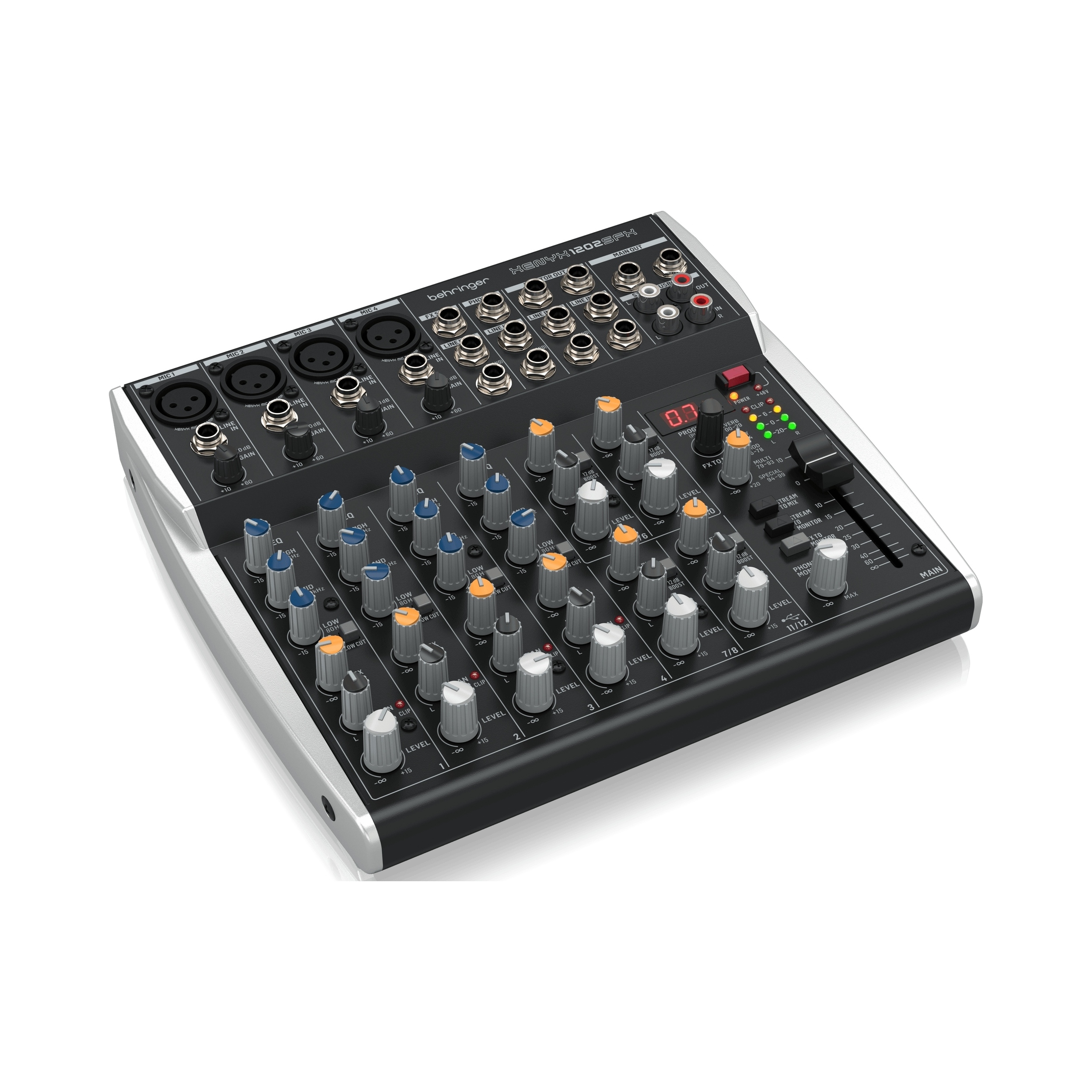 Behringer Xenyx 1202SFX – analogový audio mixážní pult s Usb