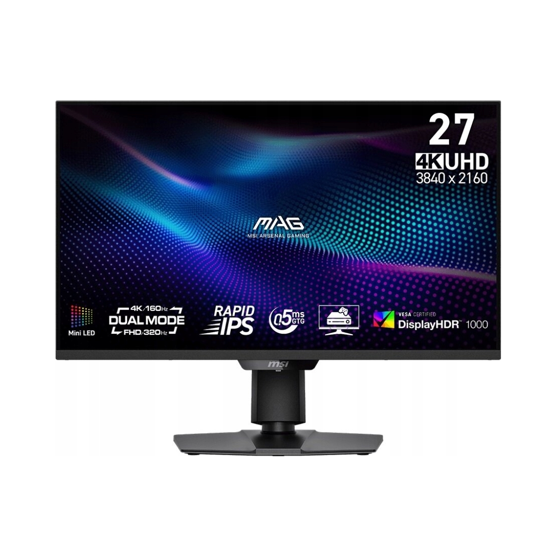 Monitor 27" Msi Mag 274UPDF E16M 3840x2160 160/320Hz Rapid