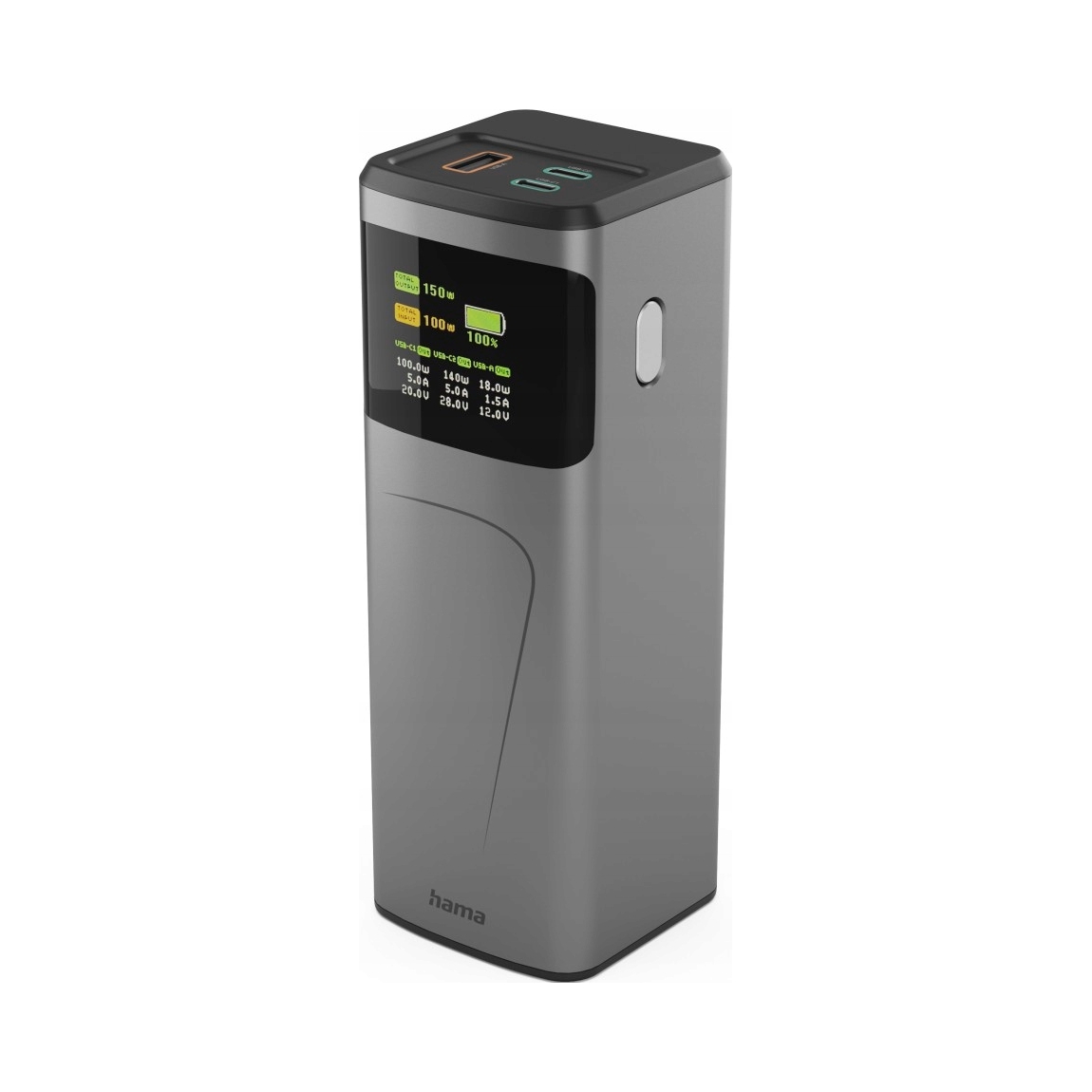 Hama powerbanka High Power 150W 24000 mAh PowerDelivery pre notebooky a