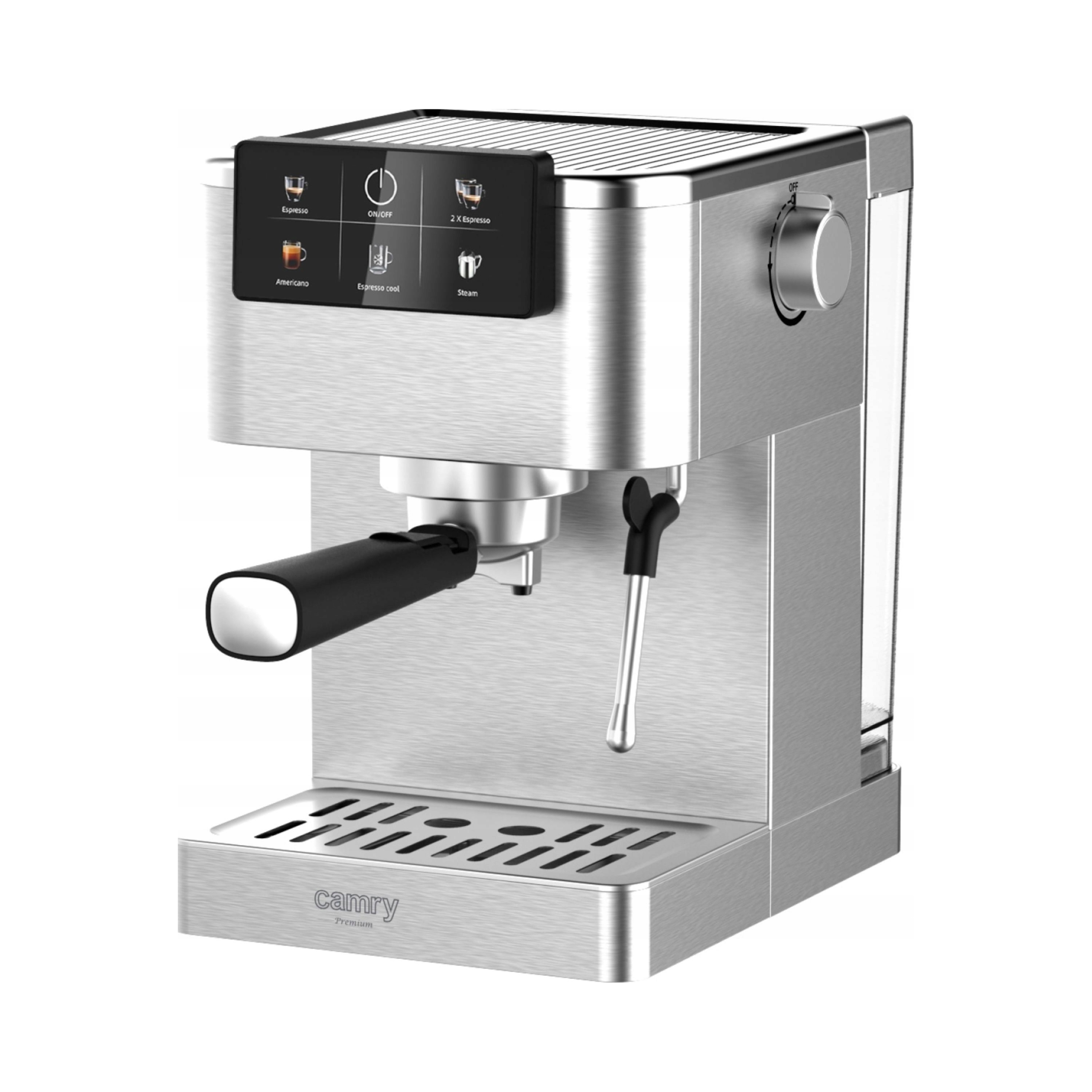 Pákový kávovar na espresso Adler AD4390 3100 W strieborný