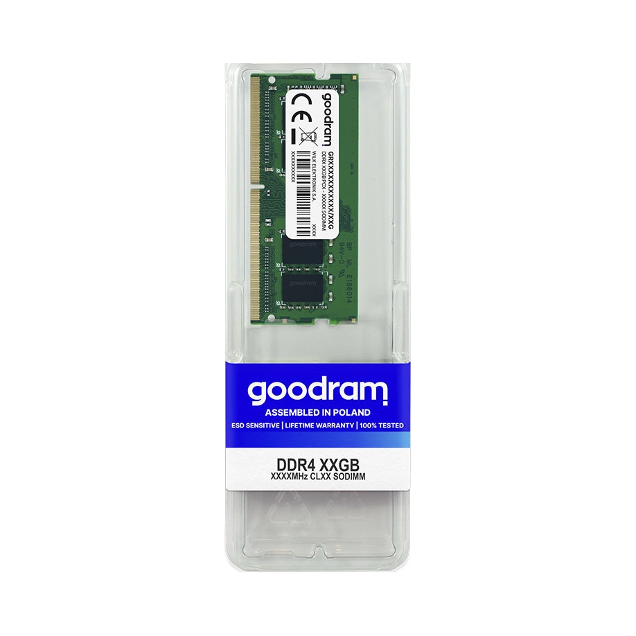 Pamäť Ram Goodram 16GB DDR4 Sodimm 3200MHz CL22 GR3200S464L22/16G