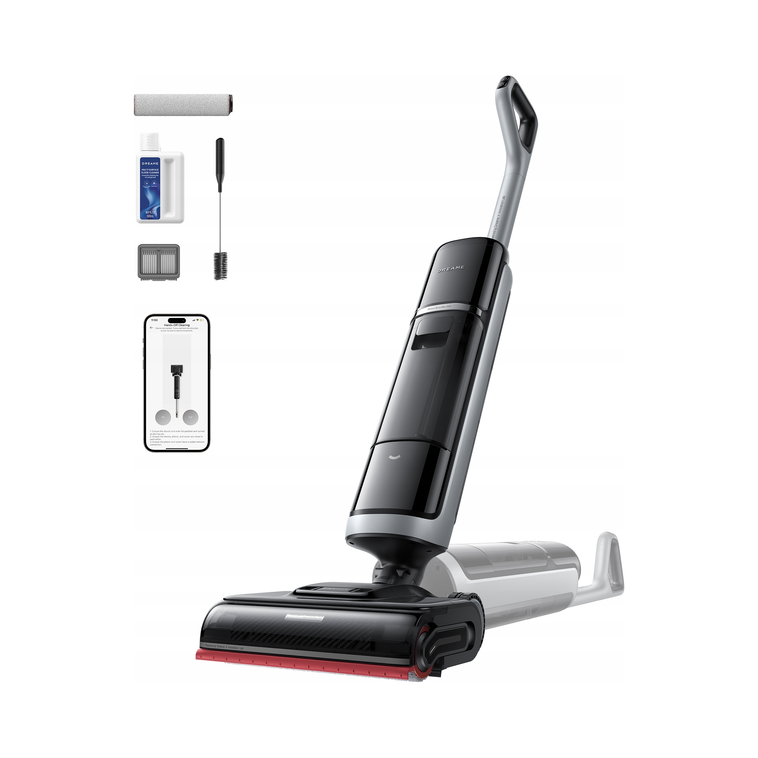 Tyčový vysavač Dreame H15 Pro Heat černý