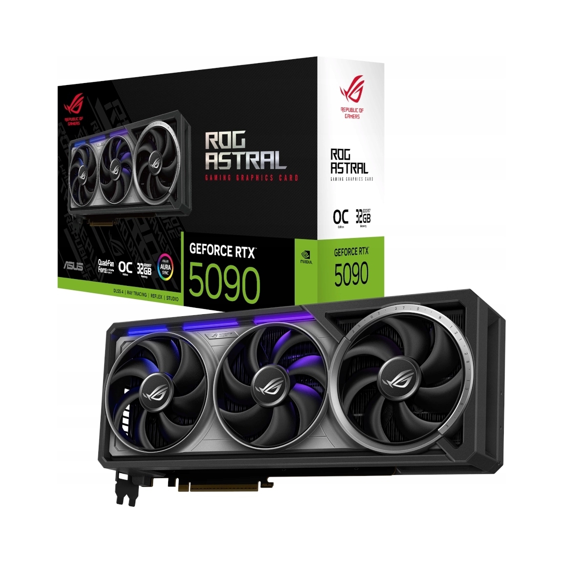 Karta graficzna ASUS GeForce RTX 5090 ROG Astral OC 32GB GDDR7 DLSS4