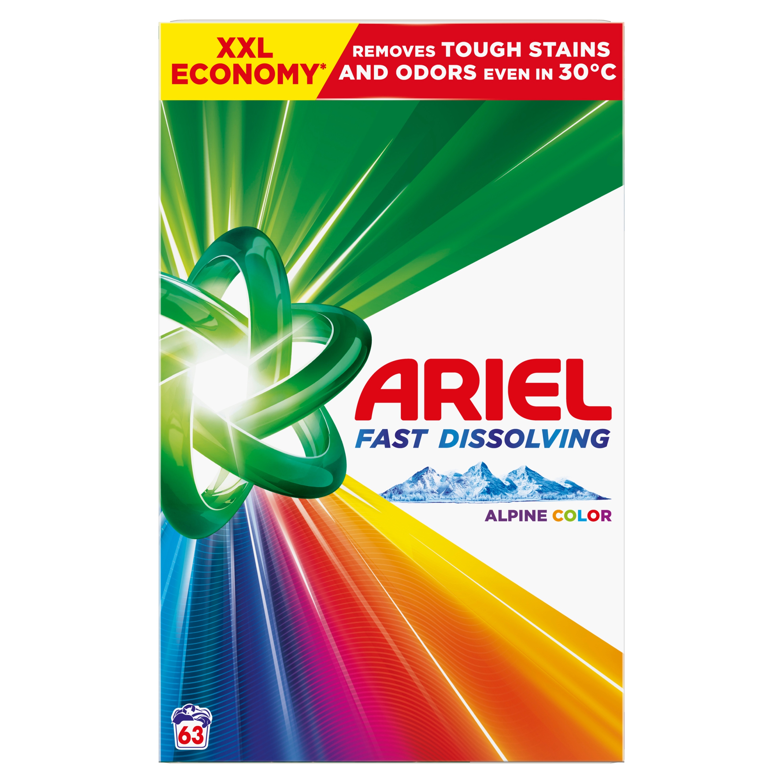 Levně Ariel prášek na barevné prádlo 3,465 kg