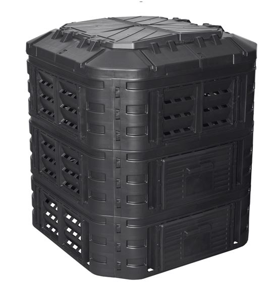 Kompostér 1 komorový Rojaplast 860 l černý