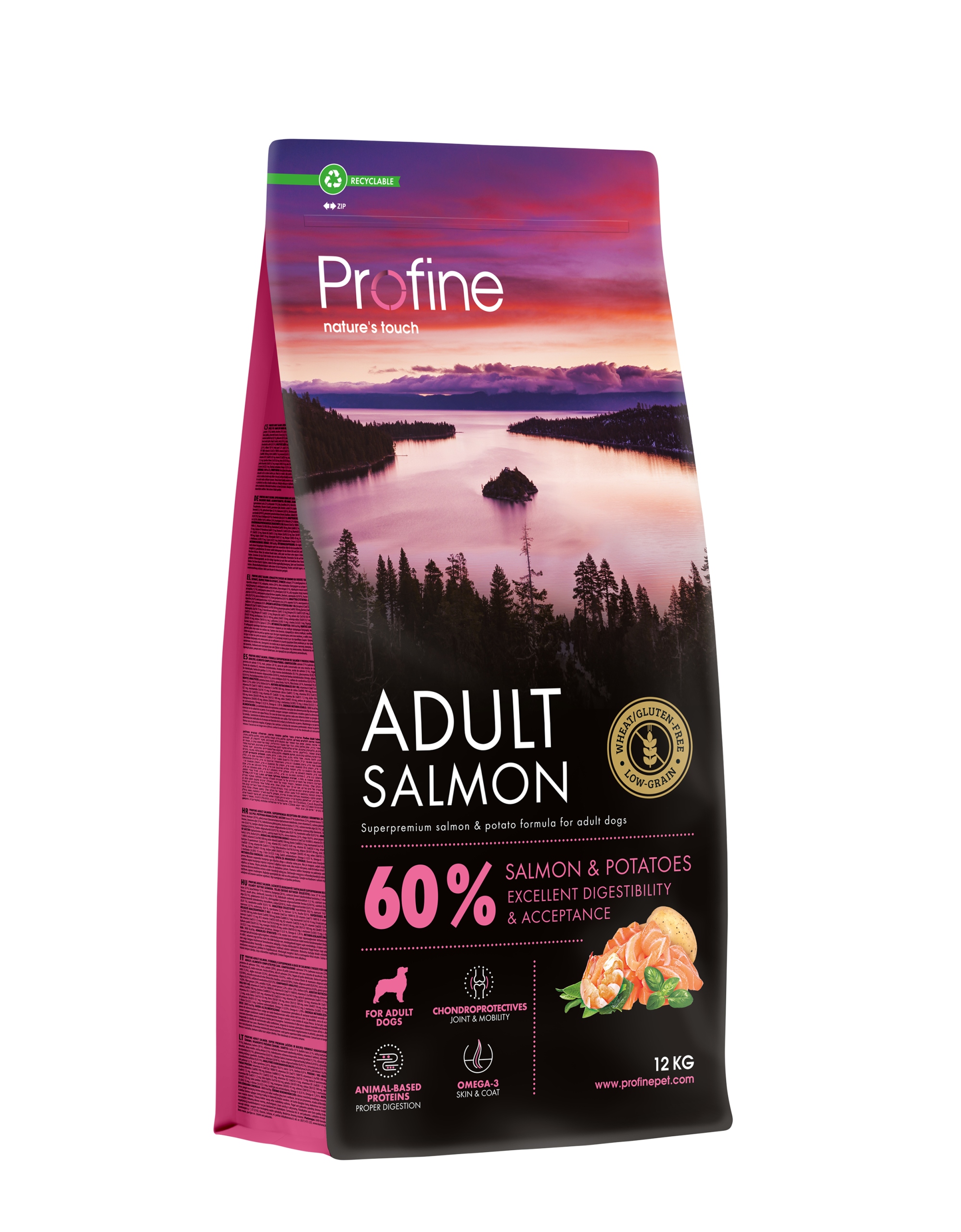 Levně Profine Dog Dry Adult Salmon 12 kg