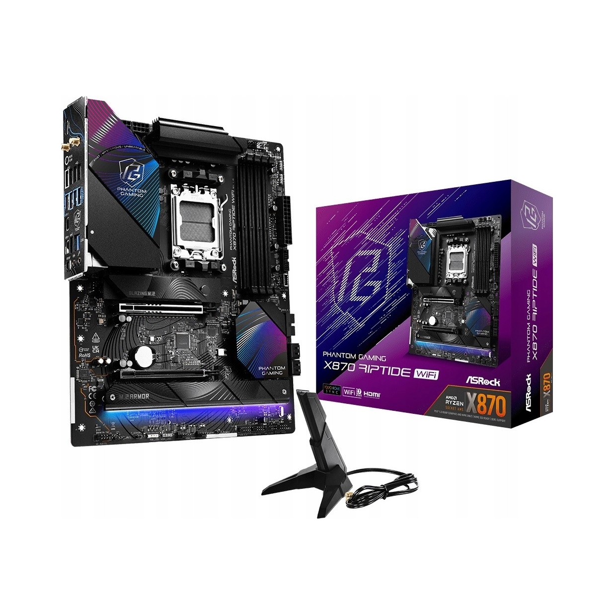 Základná doska ASRock X870 Riptide Wifi AM5 DDR5 Atx
