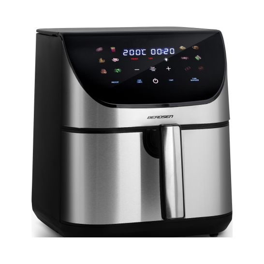 Berdsen BD-659 Horkovzdušná fritéza 8 l, 1700 W, stříbrná