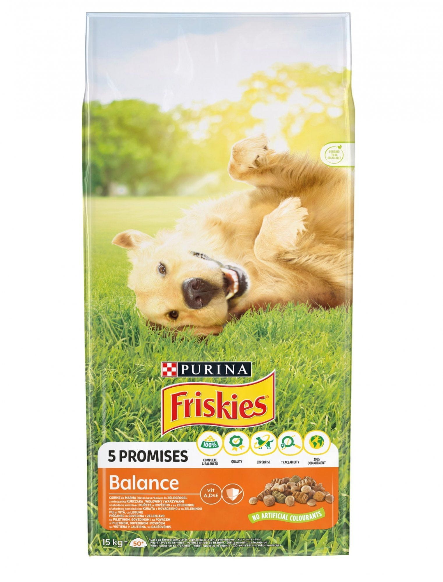 Karma Sucha Purina Friskies Balance 15KG Dla Psa