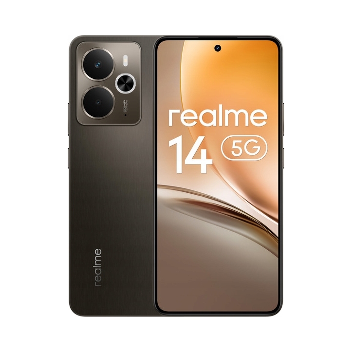 Smartfon Realme 14 5G 12/256 Gb 6,67" Amoled 120 Hz 6000 mAh IP69 brązowy