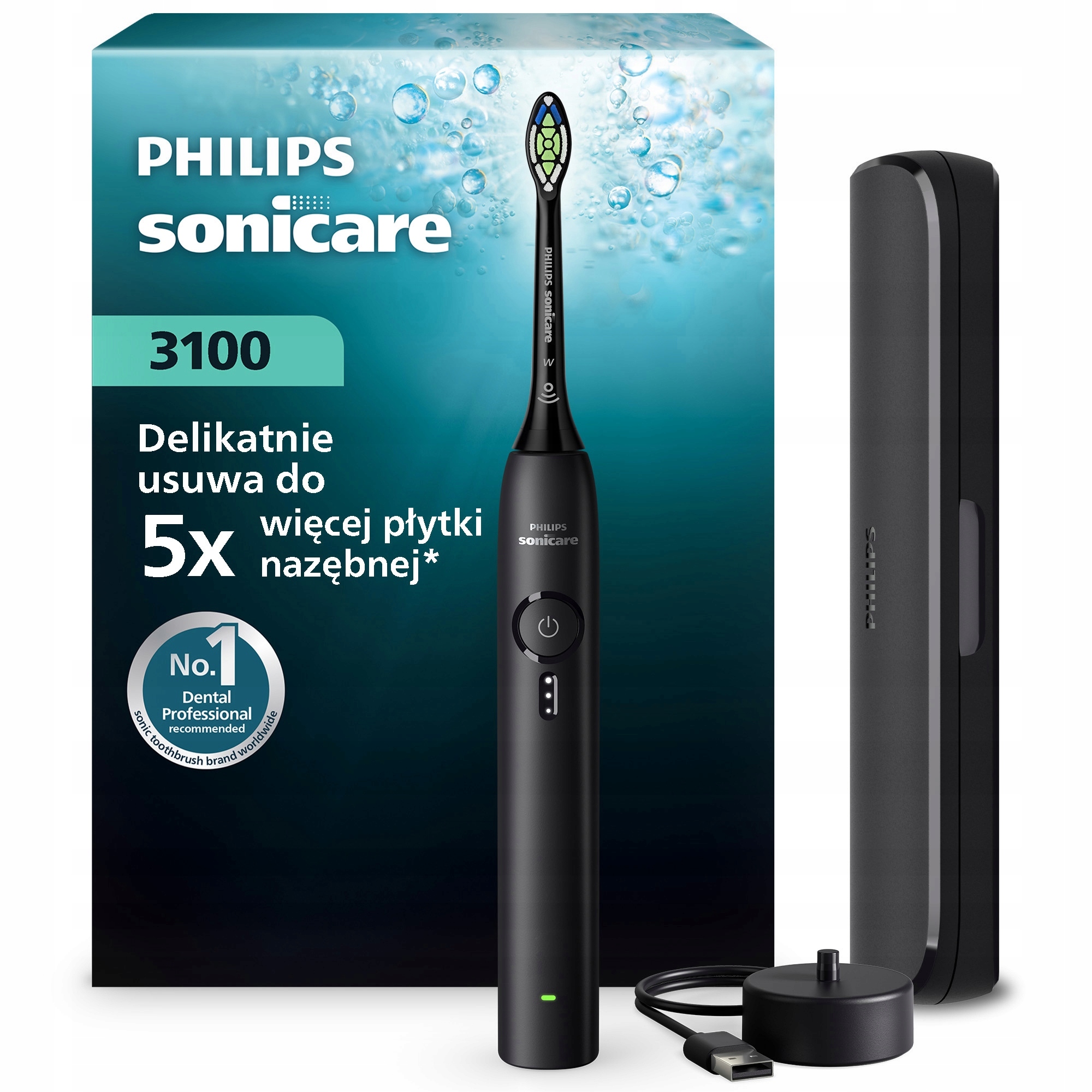 Szczoteczka Soniczna Philips Sonicare Seria 3100 HX4033 32 Etui