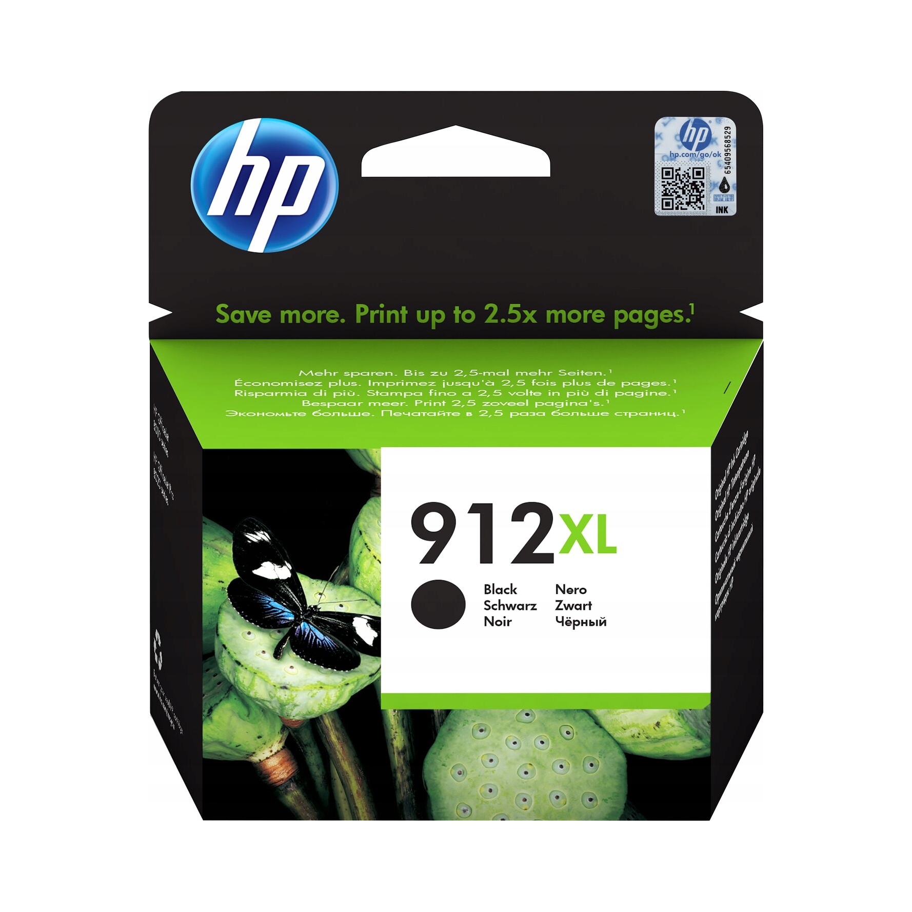 Tusz Hp 912XL black do 825str. Instant Ink