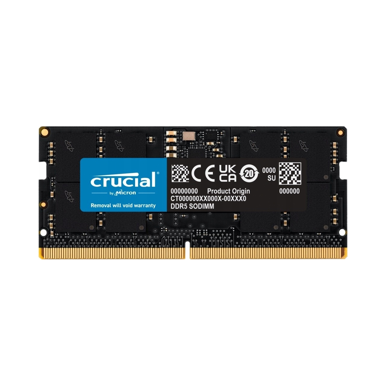 Crucial Sodimm DDR5 16GB (1x16GB) 5600MHz CL46 CT16G56C46S5