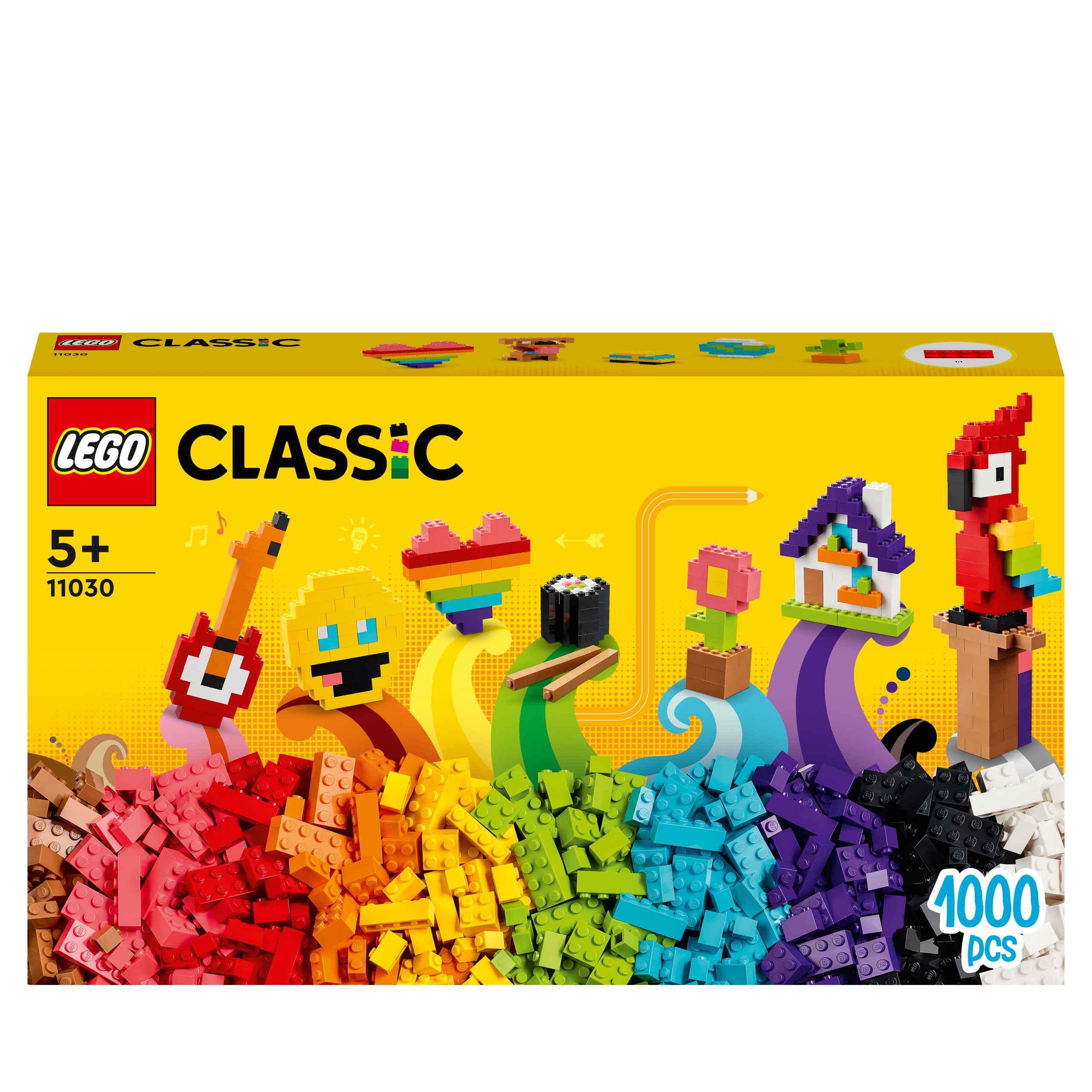 LEGO CLASSIC 11030 STERTA KLOCKÓW 1000 ELEMENTÓW Liczba elementów 1000 szt.