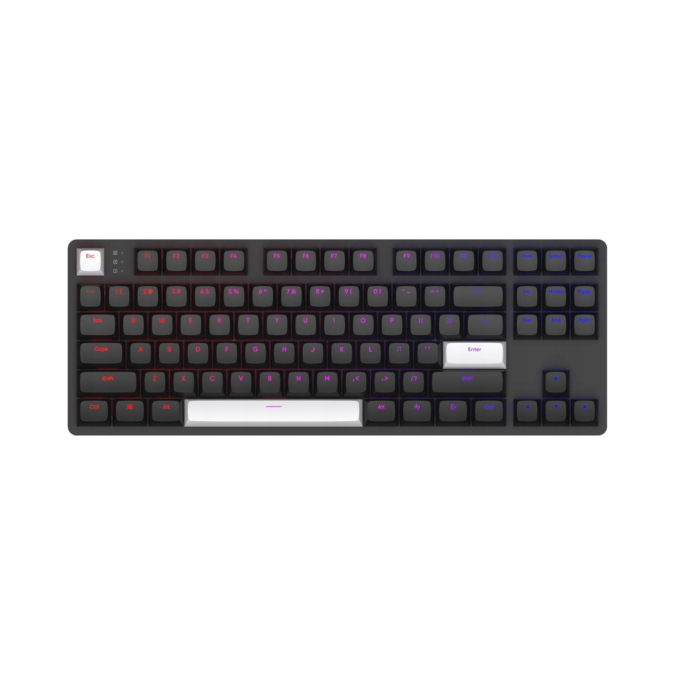 Klawiatura dla graczy Dark Project DPO87 Black Tkl G3MS Sapphire Hot-Swap