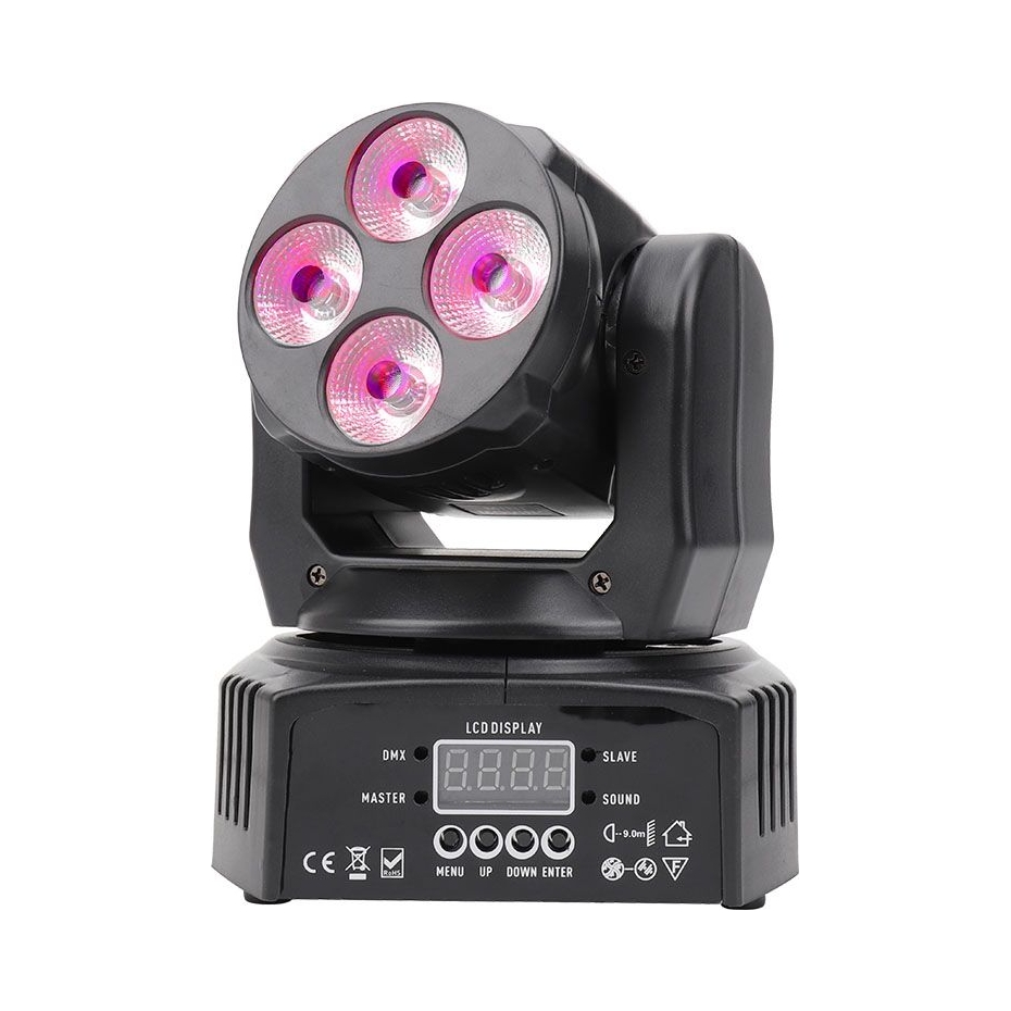 Nn 408 Wash 4x8W Rgbw Led pohyblivá minihlava