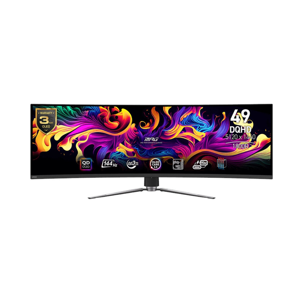 Monitor Msi Mpg 491CQP Qd-oled 49" 5120x1440px 144Hz 0.03 ms
