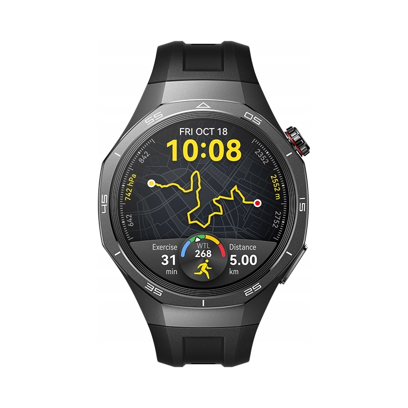 Chytré Hodinky Huawei Watch Gt 5 Pro Active čierny 46mm športový remienok