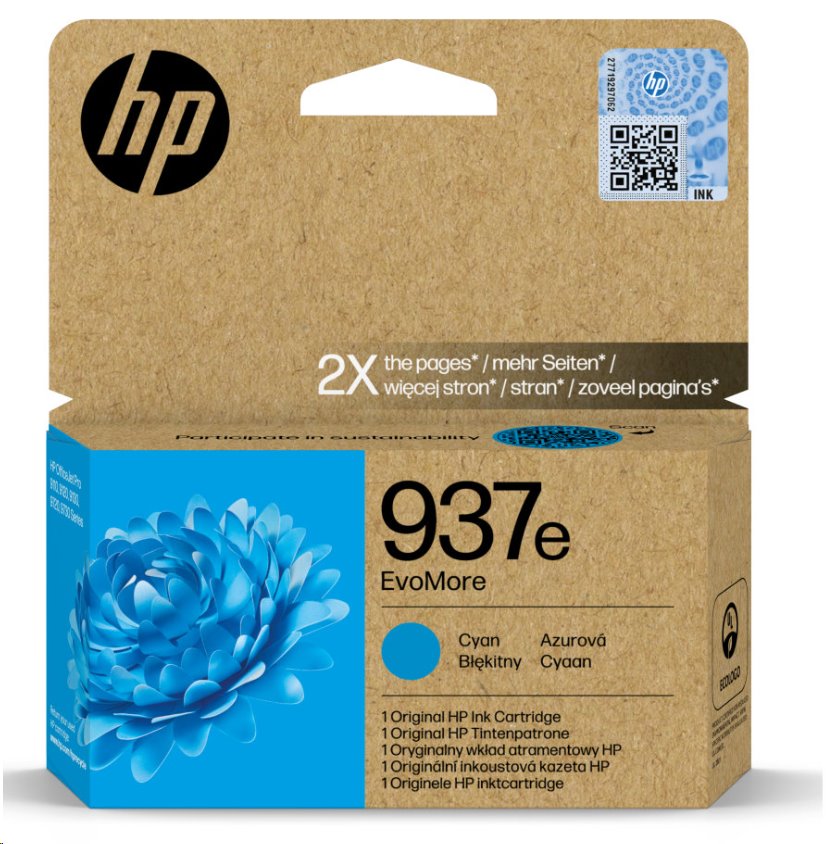 Toner Hp pre Hp 4S6W6NE modrý (cyan)