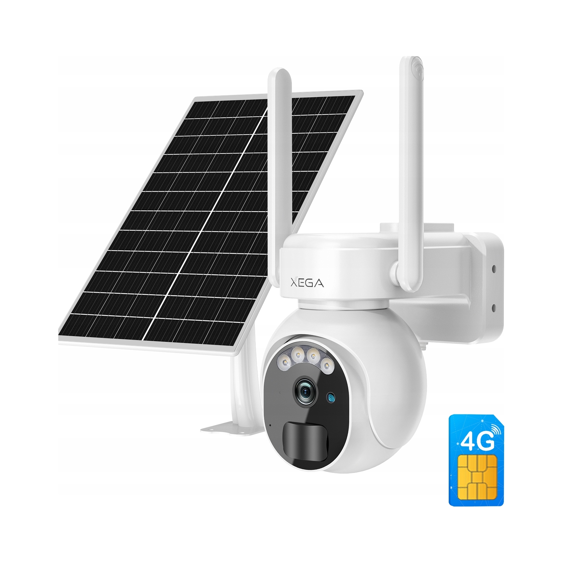 XEGA 4G LTE KAMERA ZEWNĘTRZNA SOLARNA BEZPRZEWODOWA 2K HD 3MP PTZ — miniatura 16