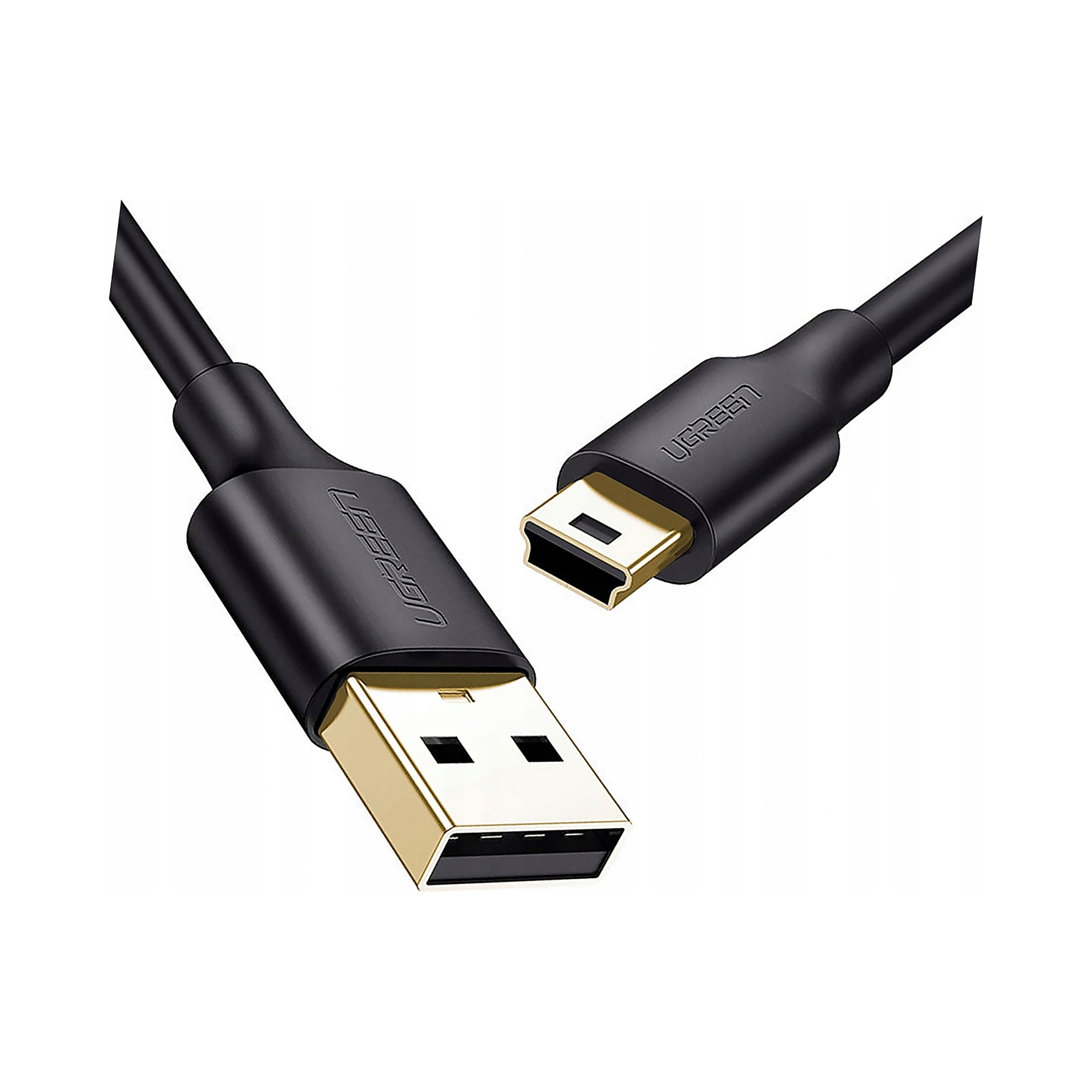 Kabel Ugreen USB - USB 2.0 Mini 1 m czarny