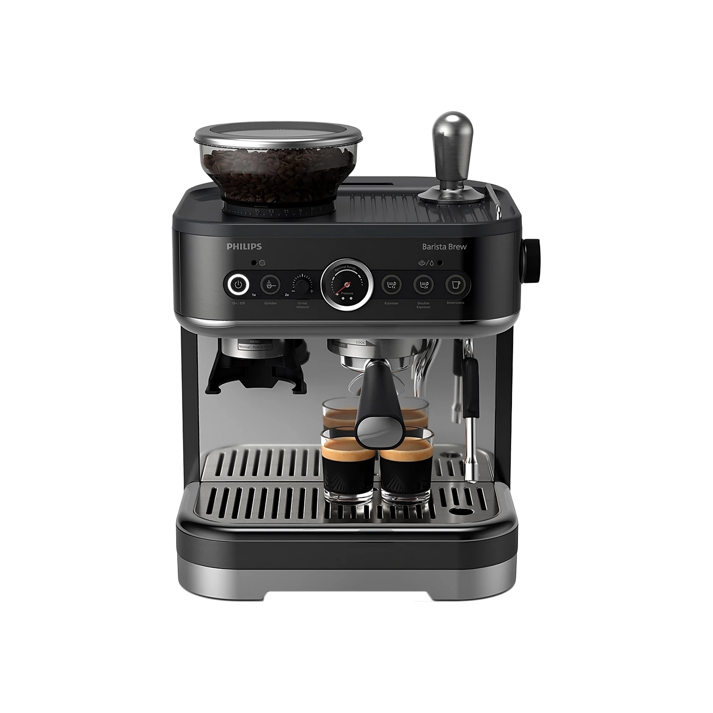 Pákový kávovar na espresso Philips PSA3218/10 1350 W čierny